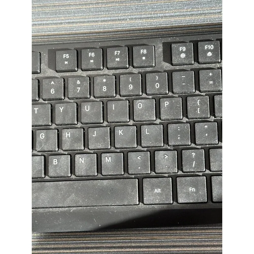 Vic Tech CA Wireless‎ Keyboard 2.4G USB Full Size Ergonomic Keyboard for PC